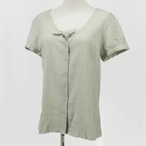 ModCloth Women’s Babydoll Blouse Size‎ Medium READ DESCRIPTION Mint